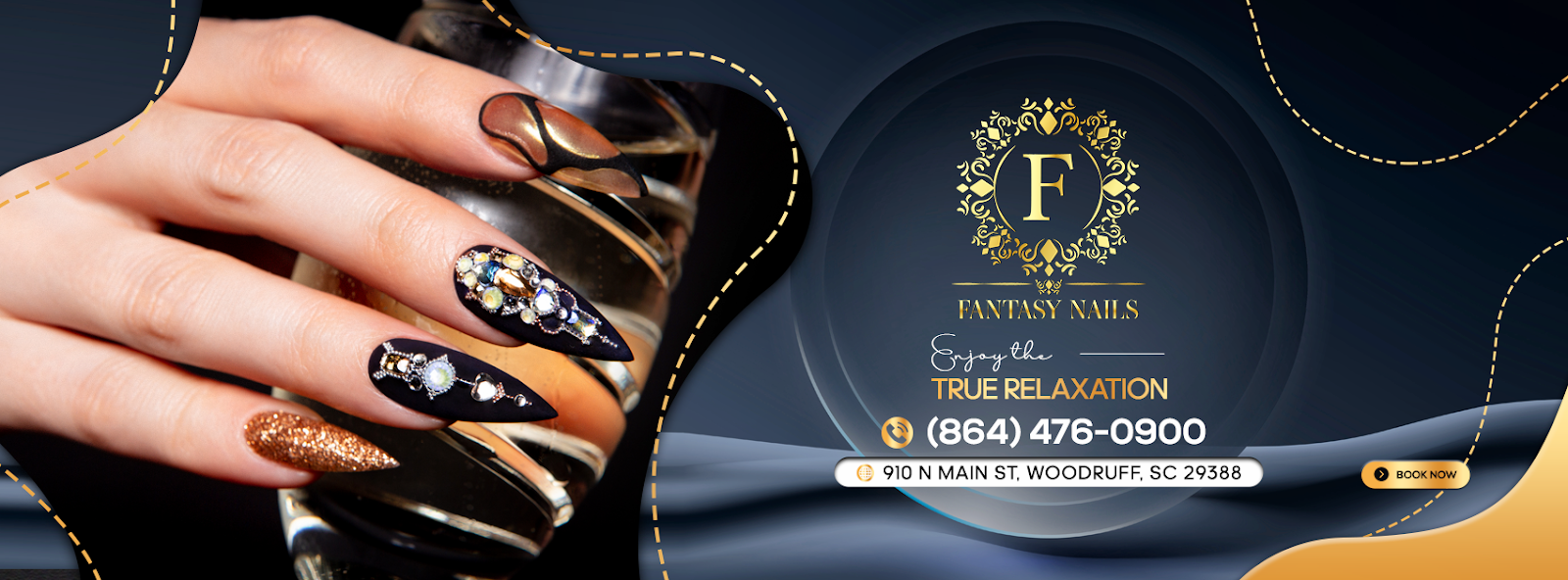FANTASY NAILS & LASHES logo